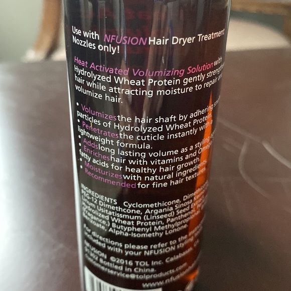 NFUSION Treatment includes Heat Activated Argan Serum + Volumizing Serum - Picture 2 of 4